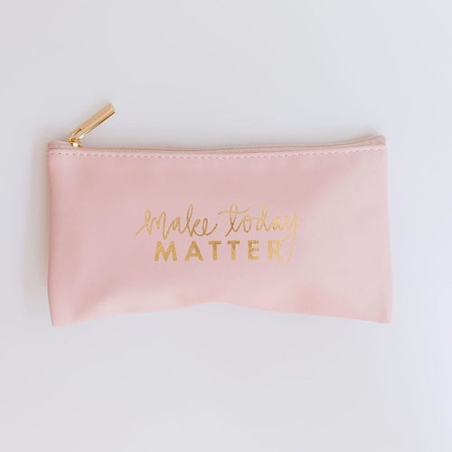 Zipper Pouches with Assorted Quotes