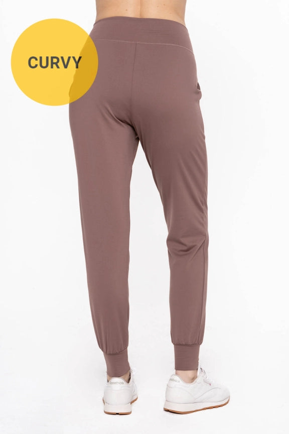Curvy Micro Fleece Jogger