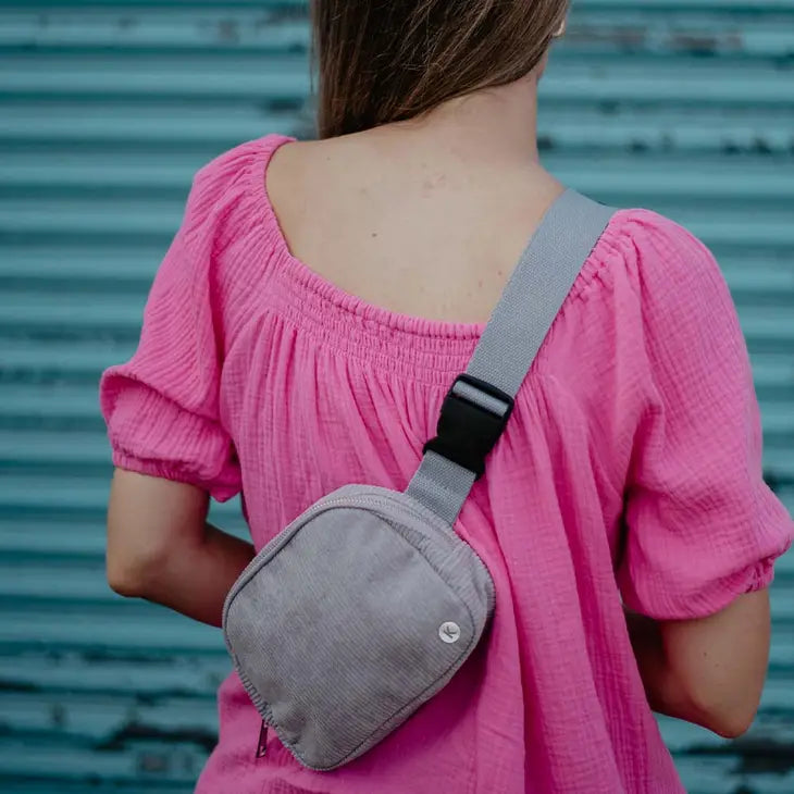 Corduroy Belt Bag Fanny Pack