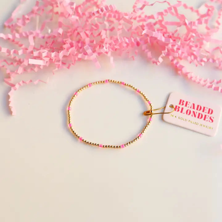 Pink Poppi Bracelet