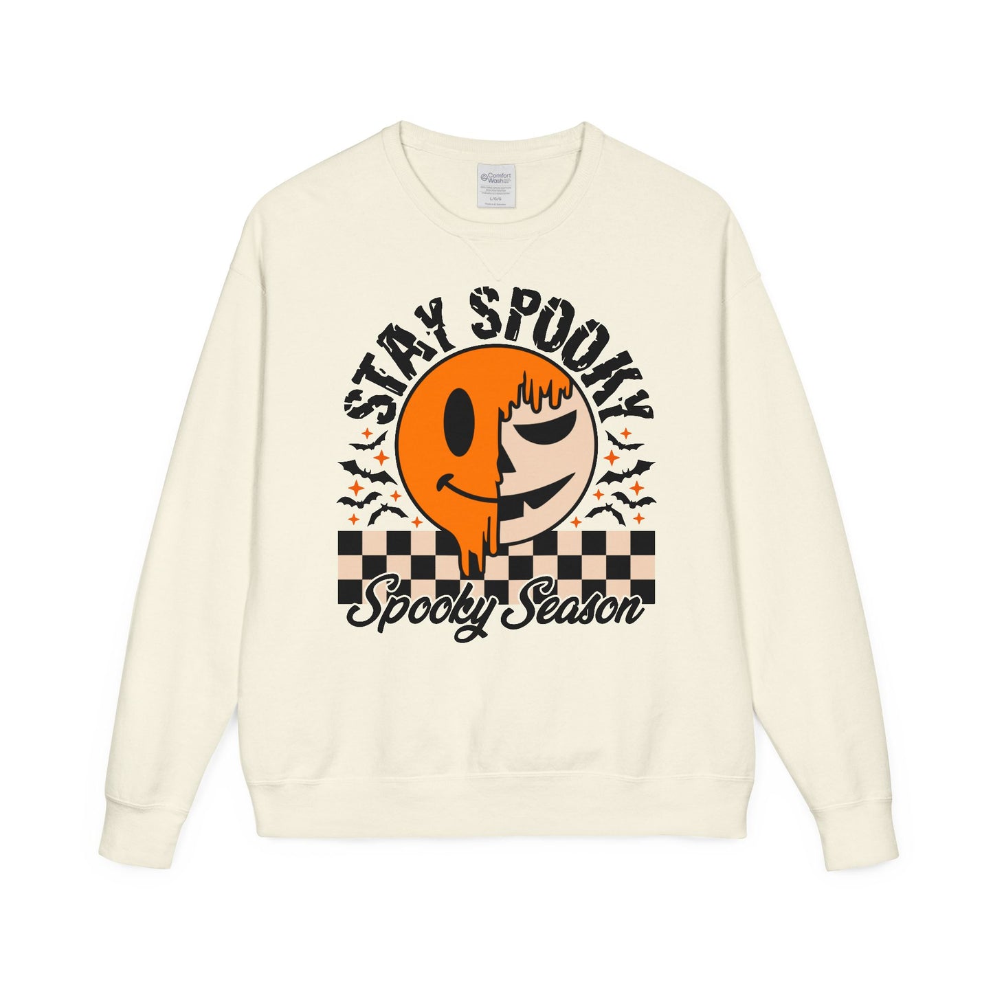 Stay Spooky Crewneck Sweatshirt for Halloween, Cozy Fall Apparel, Gift for Halloween Lovers, Unisex Sweatshirt, Spooky Season Fashion