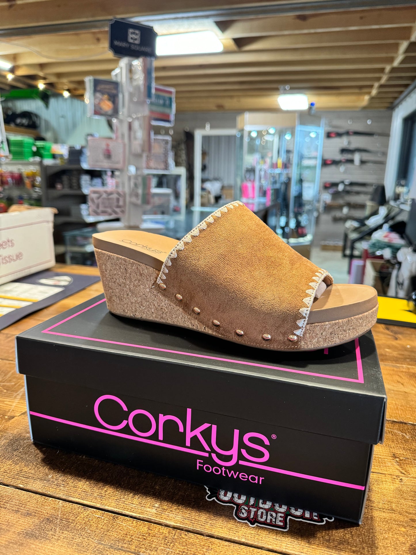 Corkys Stitch N Slide Sandal