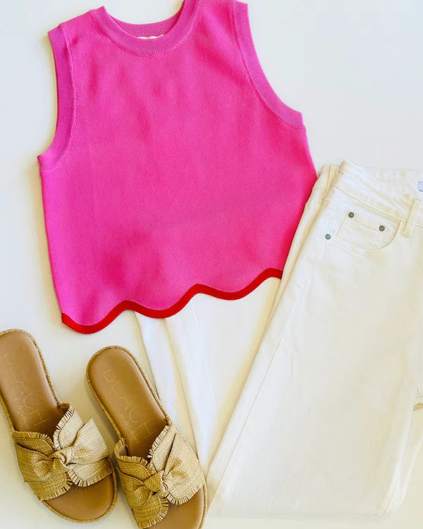 Entro Scallop Top