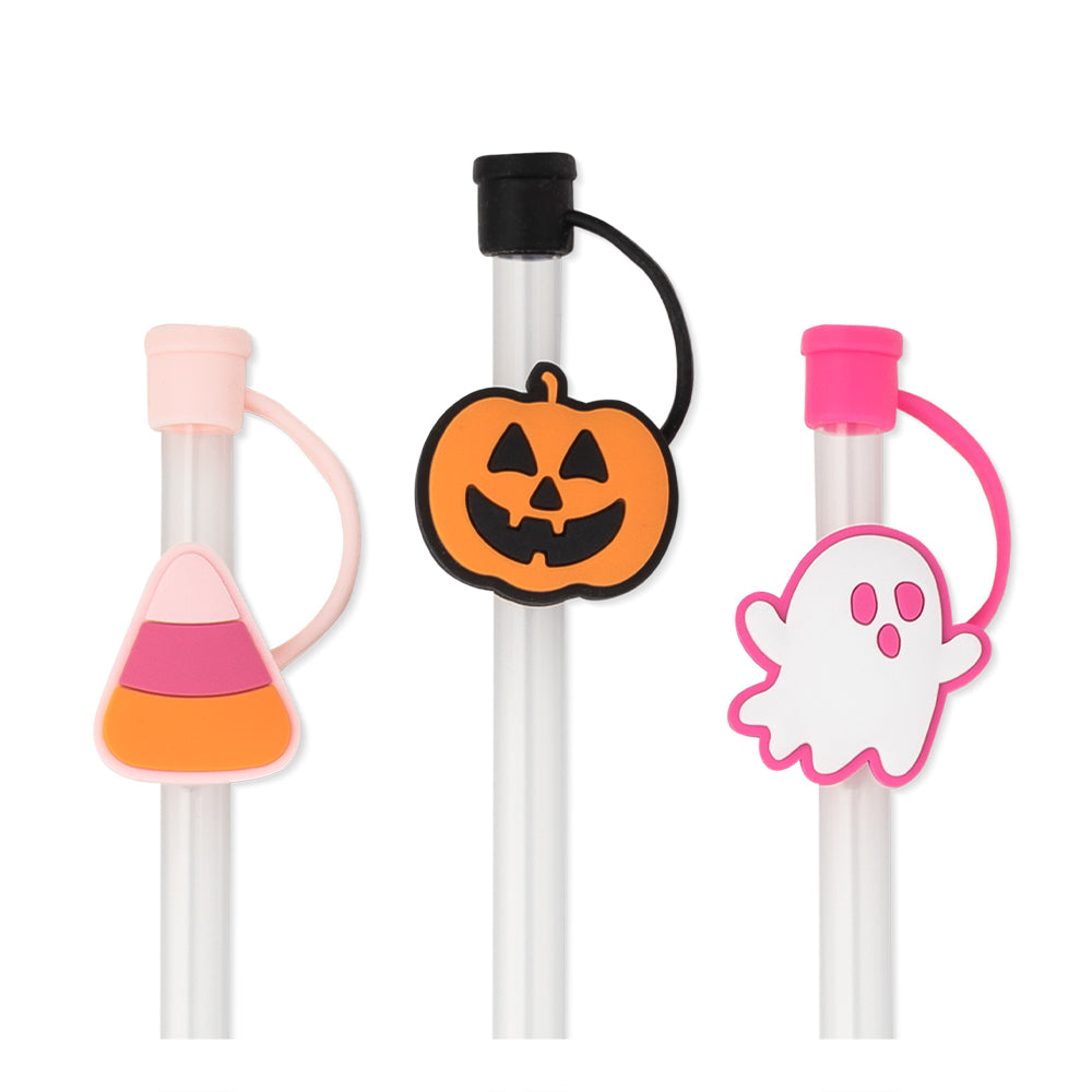 Hey Boo Straw Toppers