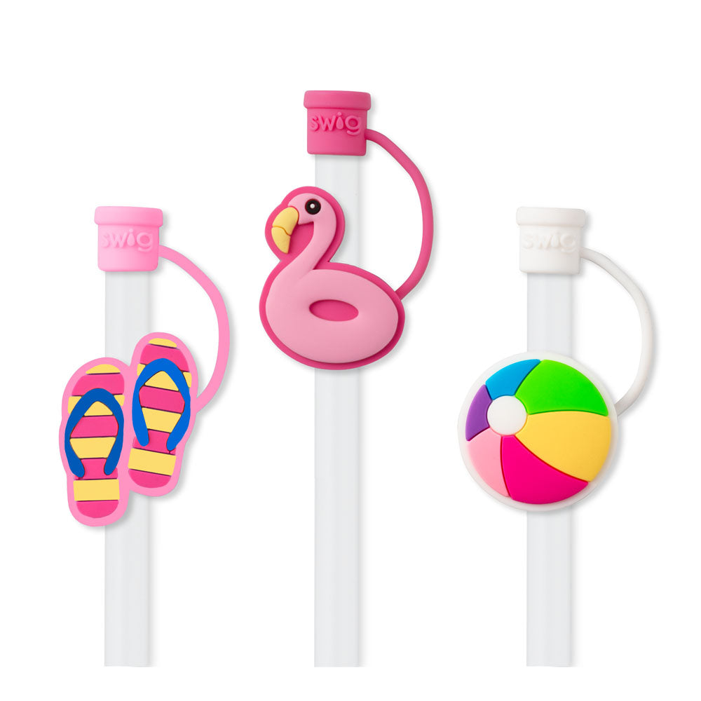 Pool Babe Straw Topper Set