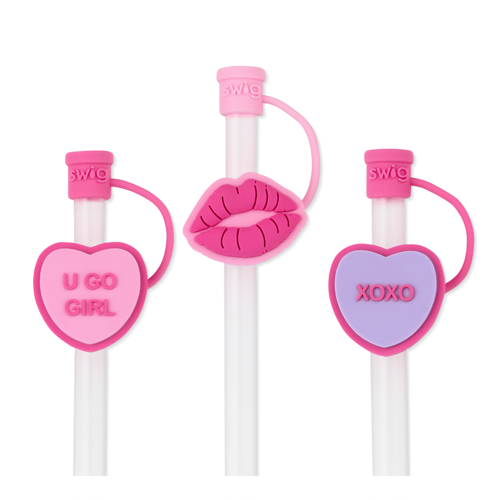 Valentine's Day Straw Toppers