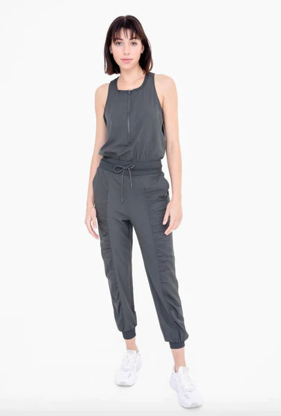 Half Zip Jumpsuit