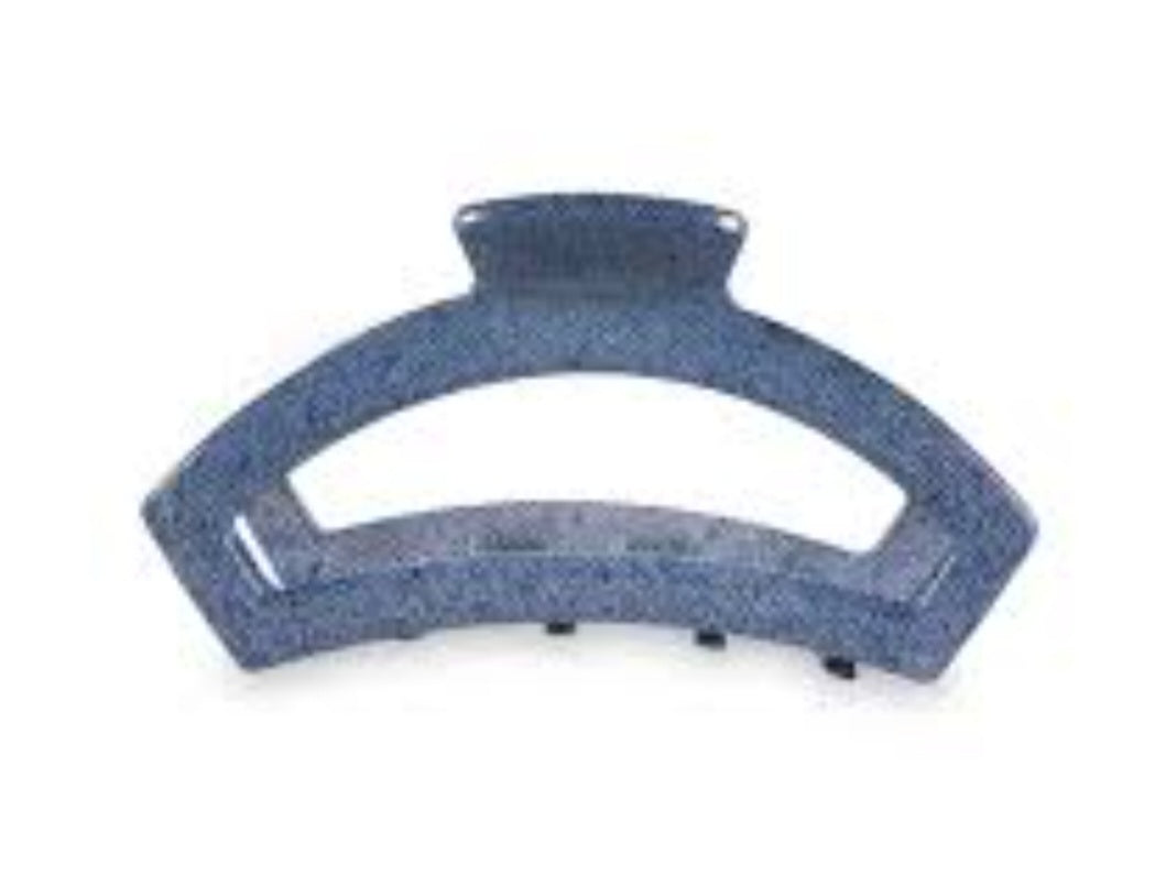 Medium open face teletie clip