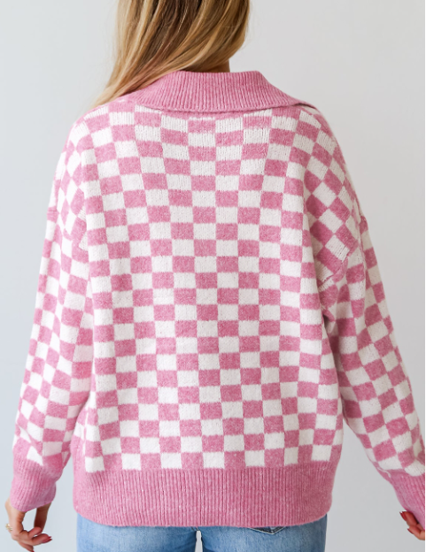 Pretty in Pink Checkered