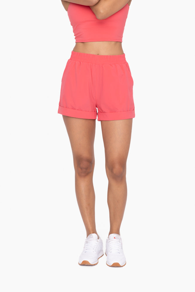 Mono B Shorts With Cuffed Legs