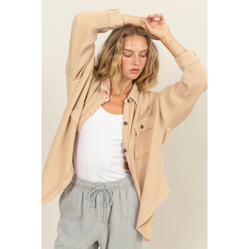 Oversized Button Up Shacket