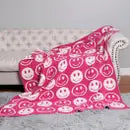 Luxury Soft Happy Face Throw Blanket