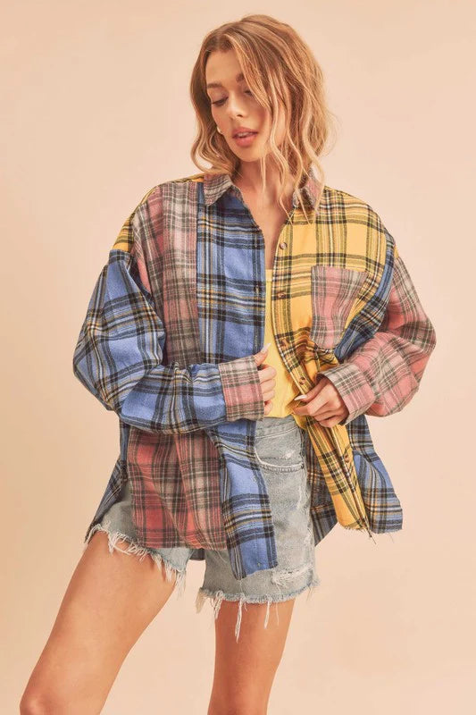 Multi Color Flannel