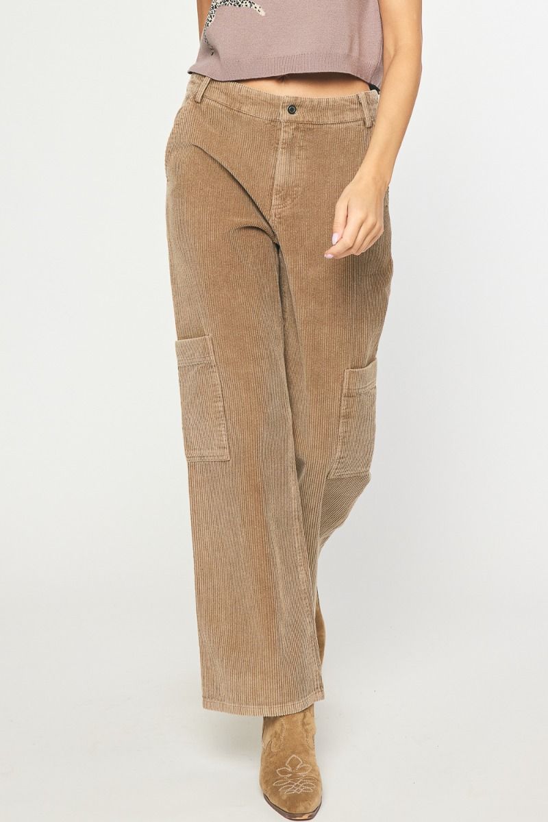 Corduroy Wide Leg Pants
