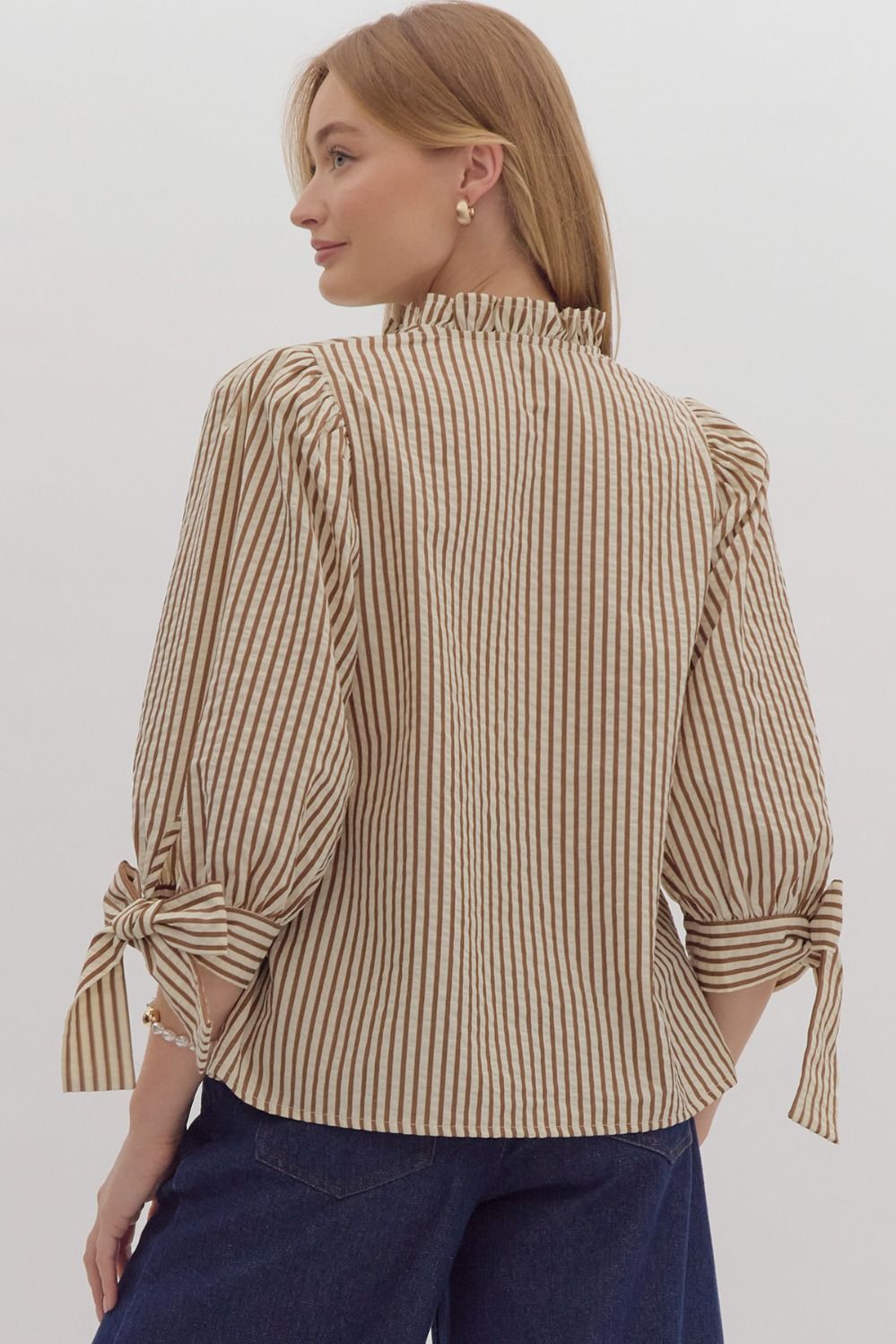 Stripes & Bows Top