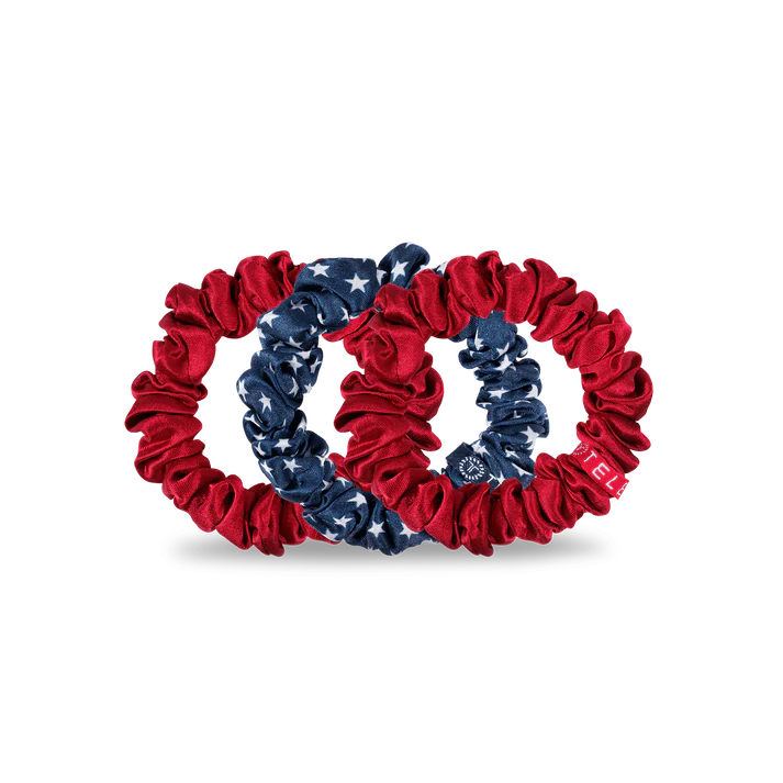 Independence Bae Small Silk Scrunchies