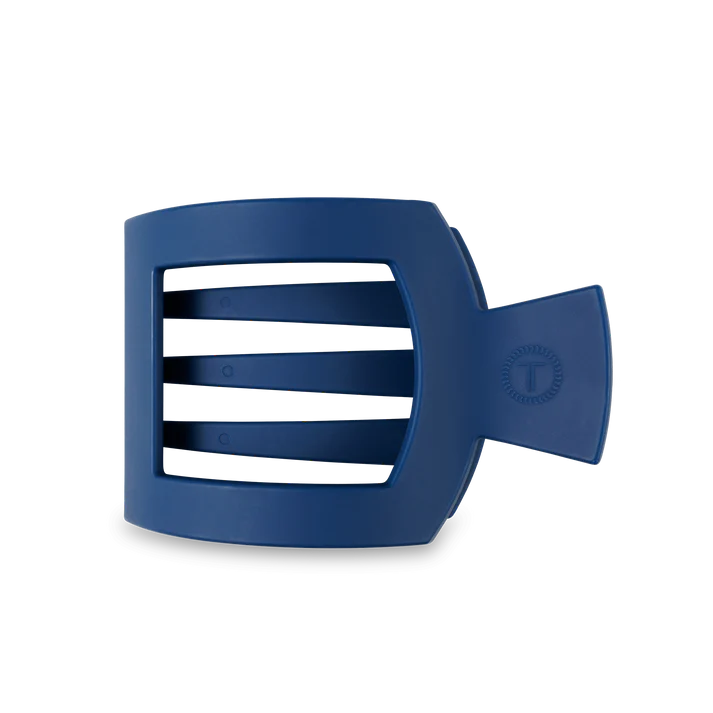 Midnight Rain Large Flat Square Hair Clip
