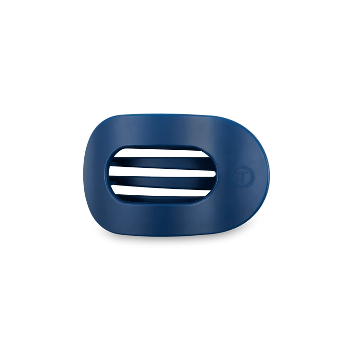 Midnight Rain Small Flat Round Hair Clip