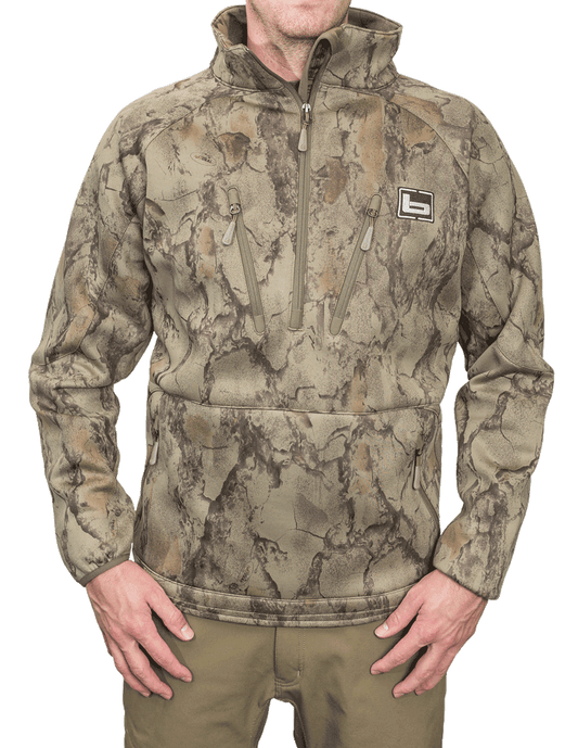 banded Heavy TEC Fleece 1/2 Zip Pullover