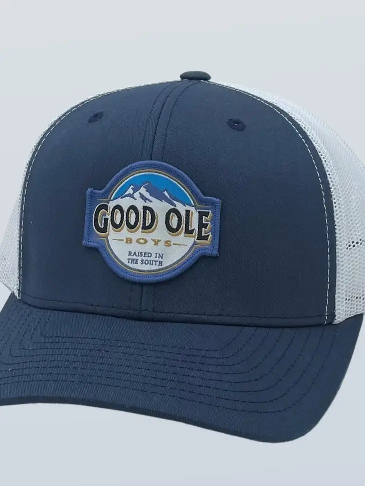 GOB Busch Light Patch Navy/White