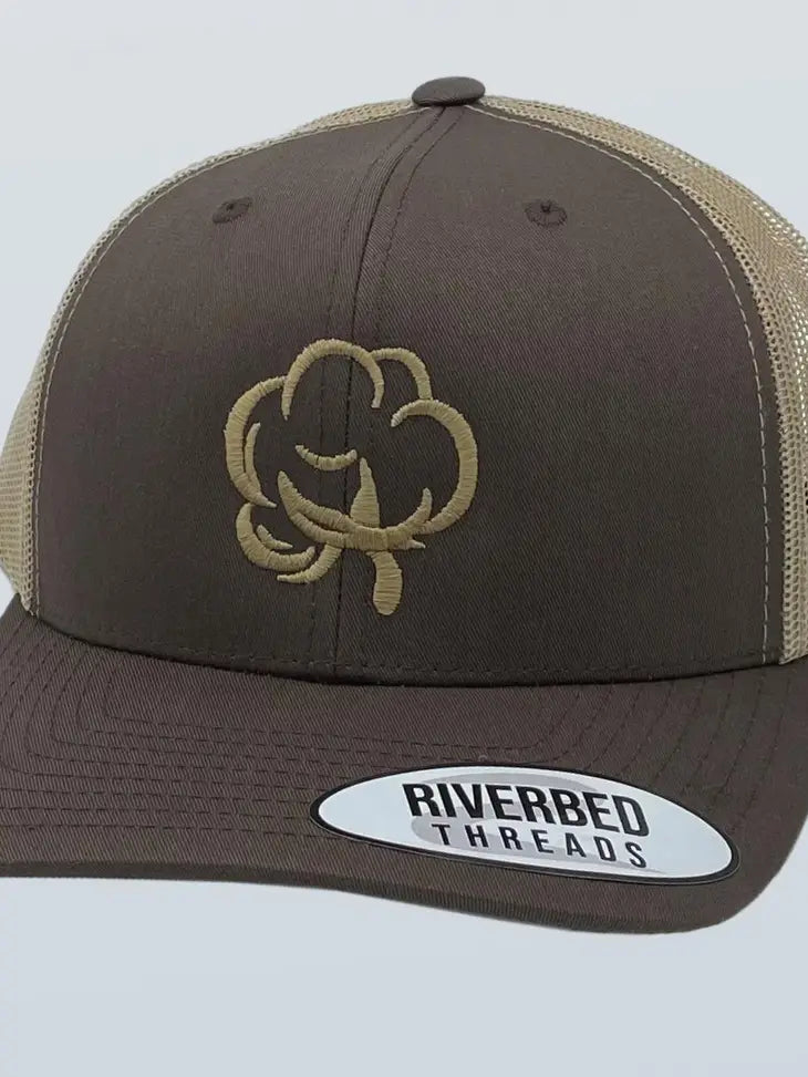 Cotton Boll Brown/Khaki Hat