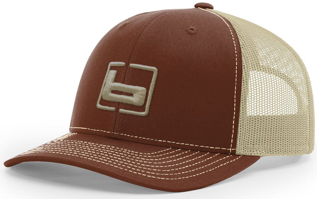 Banded Trucker Brown/Khaki Snapback Cap