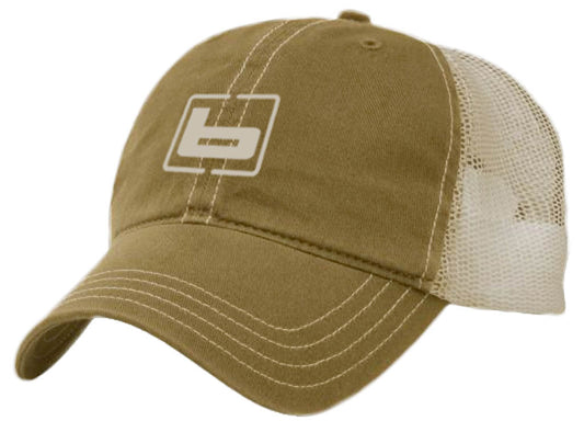 Banded Chino Twill Mesh Cap - Olive/Khaki