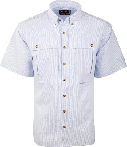 Drake Seersucker Wingshooter's Shirt S/S