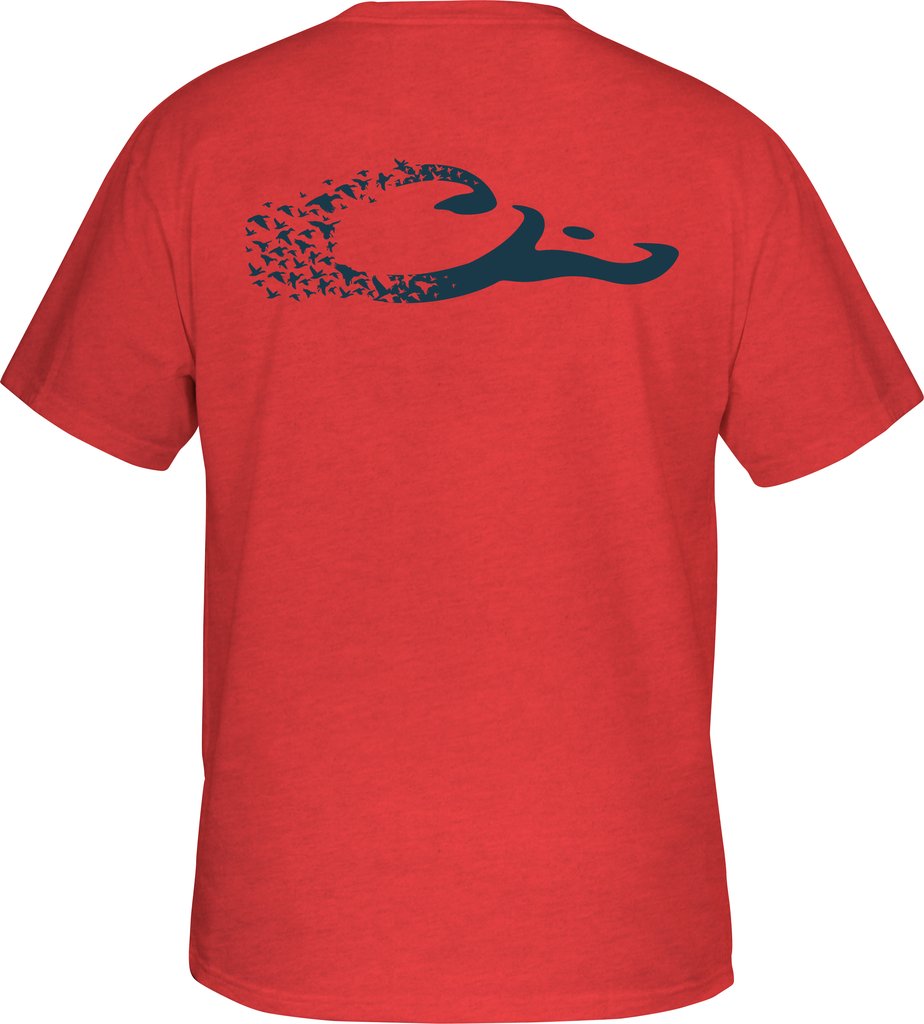 Drake Duck Logo T S/S-RED-t-shirt