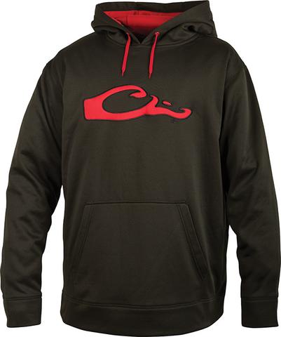 Drake Performance Hoodie - Black/Red