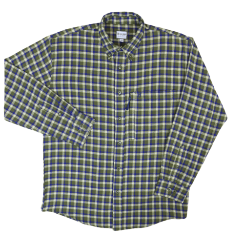 heybo Stonecamp Brushed Flannel - Navy/Olive
