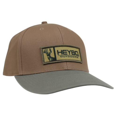 heybo Felt Deer Patch Hat-red/olive