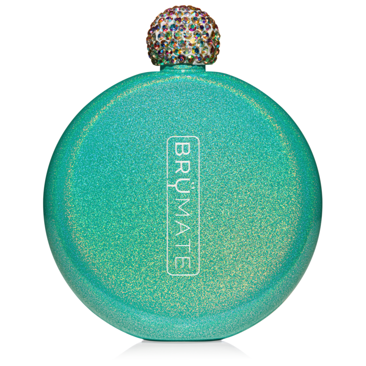 GLITTER FLASK | PEACOCK