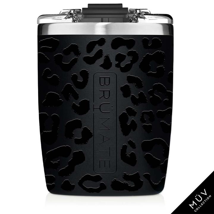 Br眉Mate : BruMate Rocks Tumbler 12oz | Onyx Leopard