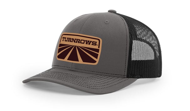 Turnrows Leather Patch Hat