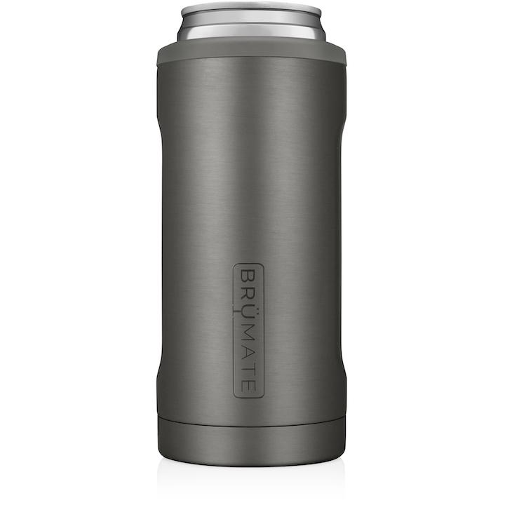 HOPSULATOR SLIM | BLACK STAINLESS (12OZ SLIM CANS)
