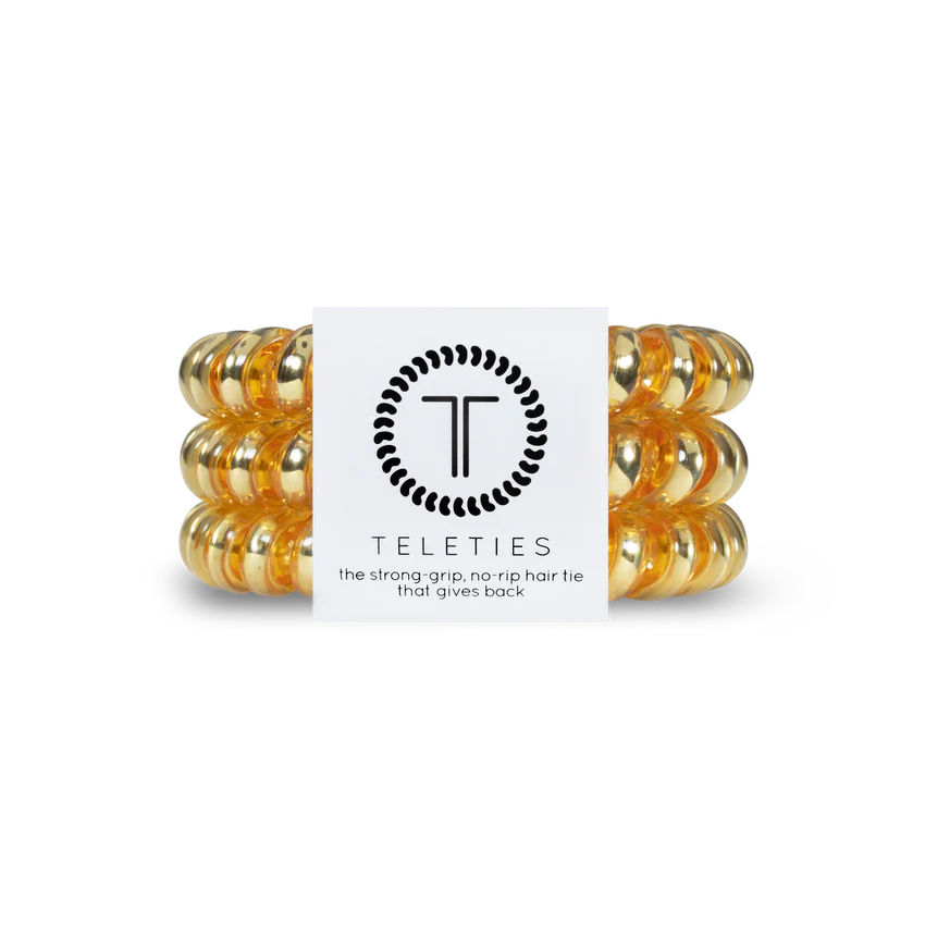 Teletie sunset gold hair tie