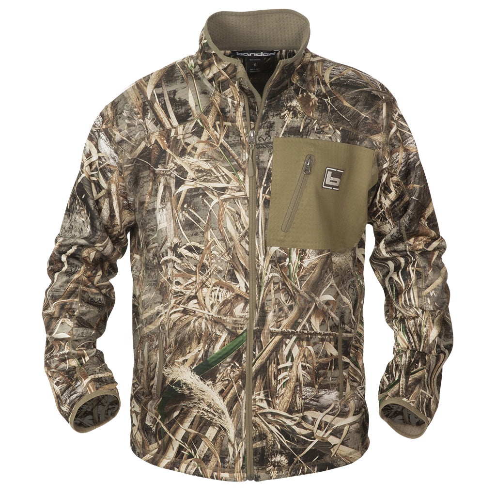 Banded Mid-Layer Fleece Jacket Max 5 Camo