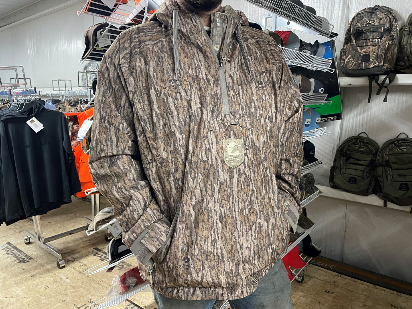Gatorwader Waterproof 1/2 Zip Bog Hoodie - bottomland