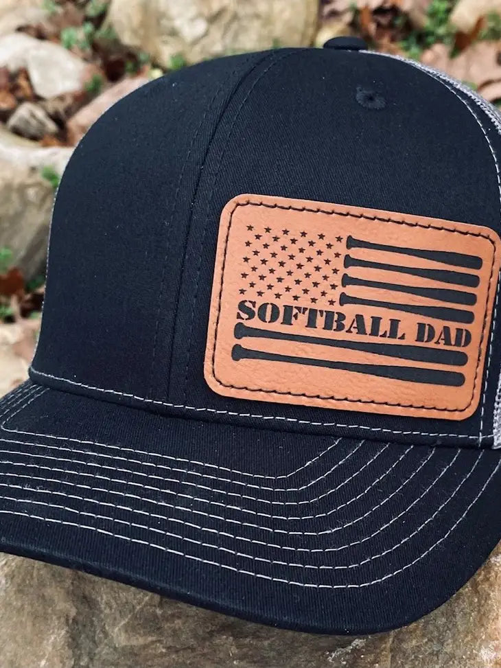 Softball Dad Flag Richardson Hat