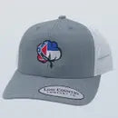 Mississippi Flag Cotton Boll Heather/White Hat