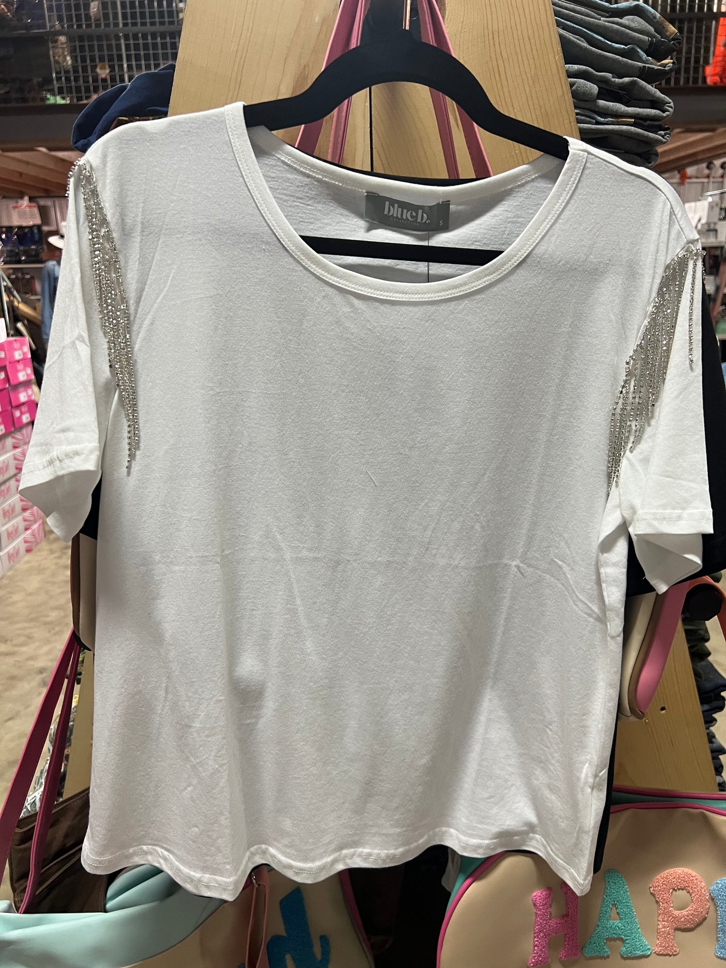 A little Sparkle Tshirt-Blue B