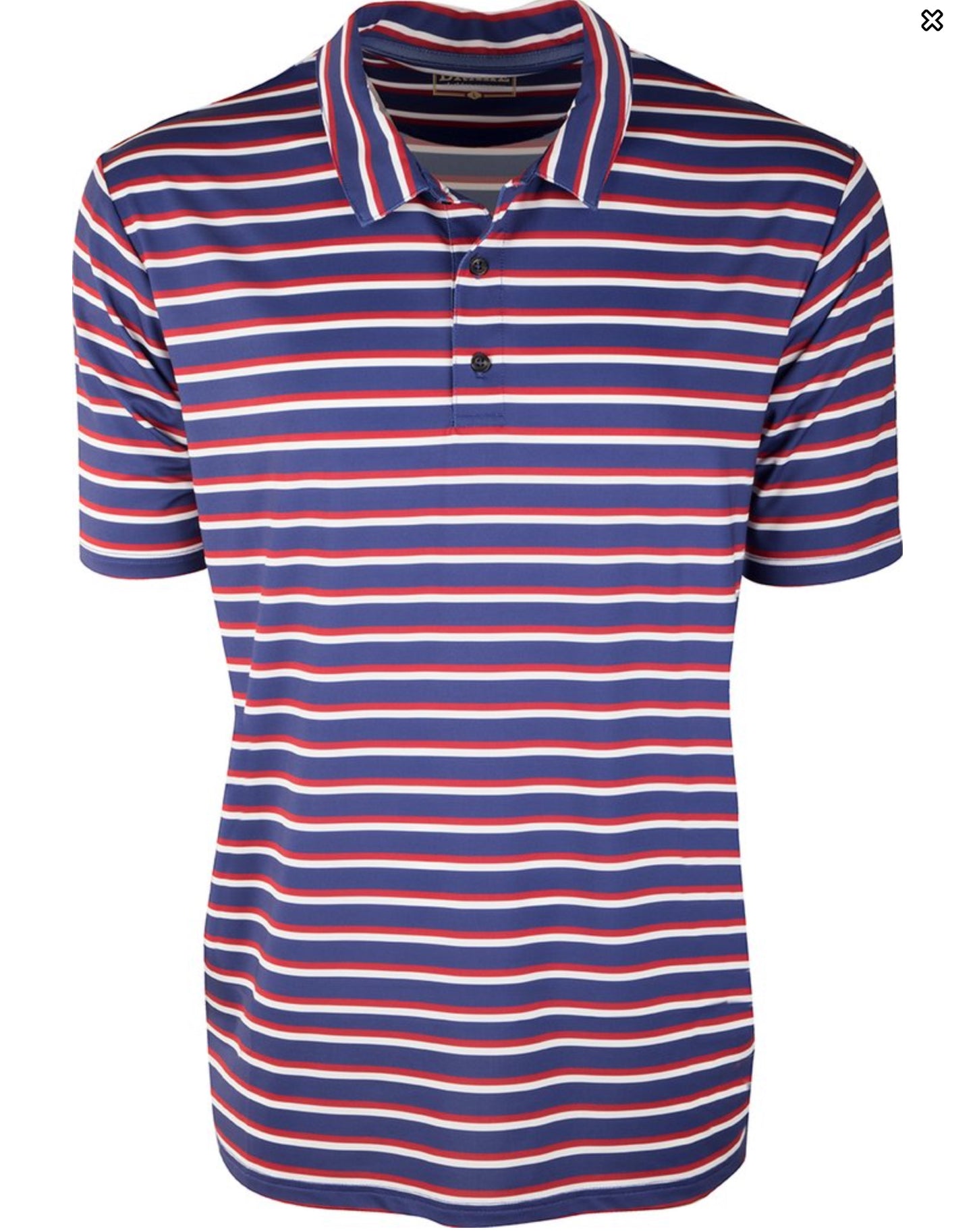 Performance Stretch Striped Polo