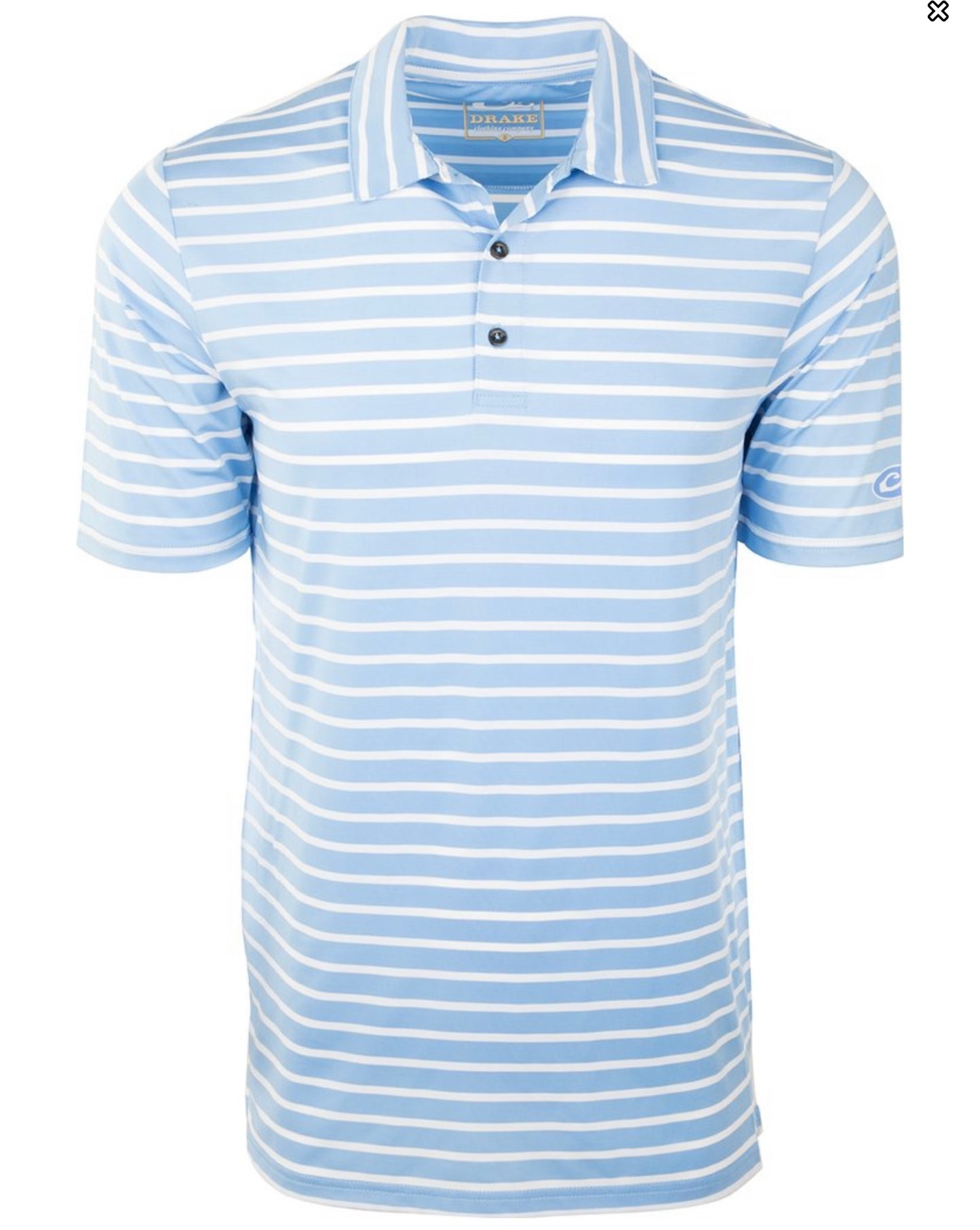 Performance Stretch Striped Polo
