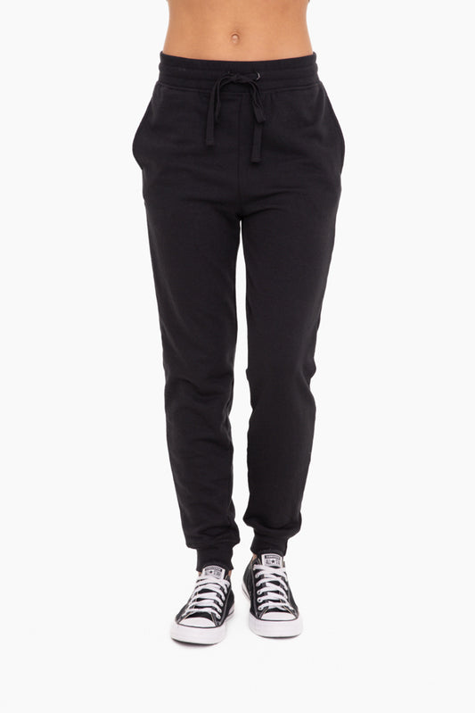 French Terry Cuffed Skinny Joggers