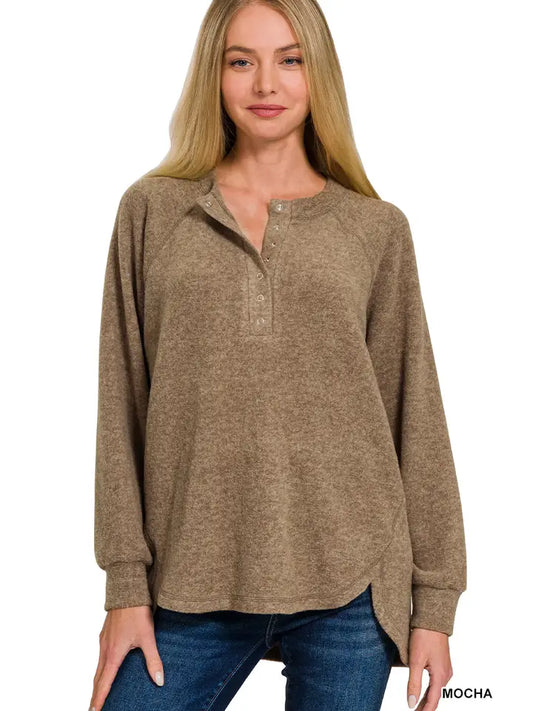 Oversized Long Sleeve Button-Down