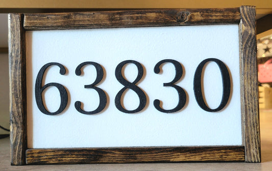 Zip Code Sign