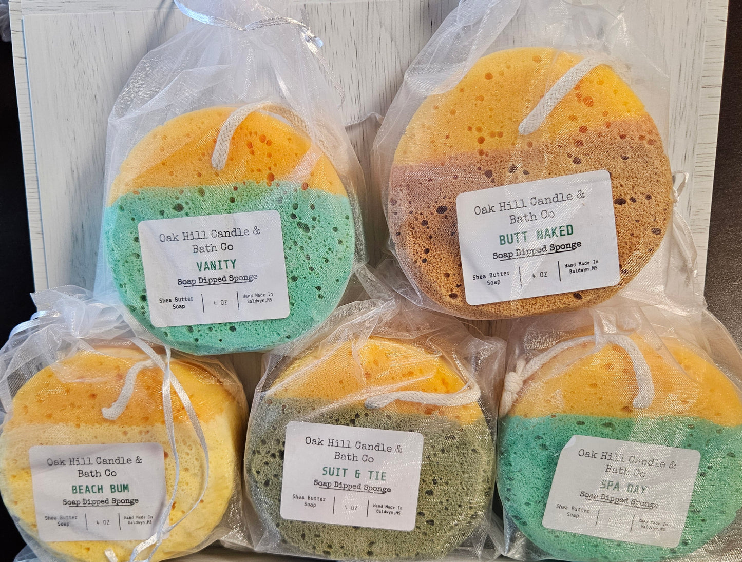 Soap Dipped Sponges