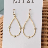 Kitzi Teardrop Gem Earrings