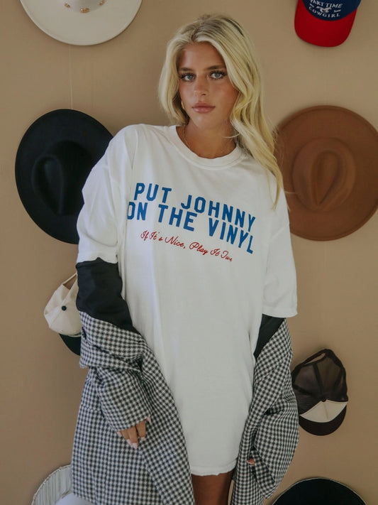 Charlie Southern Johnny On the Vinyl T-Shirt